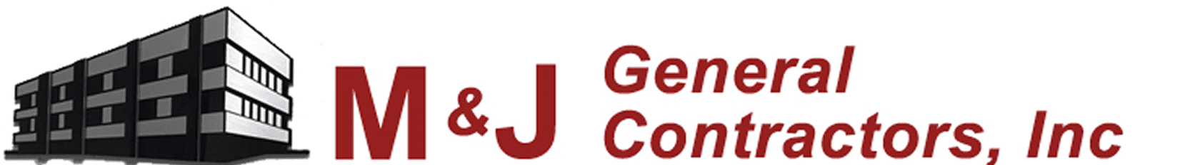 Logo of M & J General Contractors.